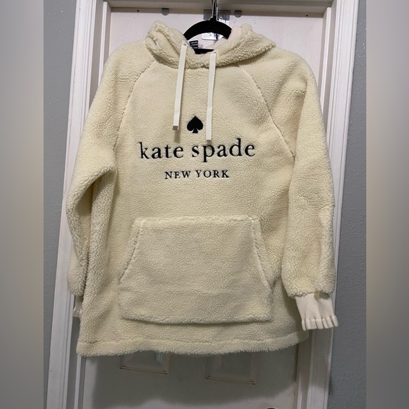 kate spade Sweaters - Pre Owned: Kate Spade Sherpa Hoodie Size Small (Bin1)